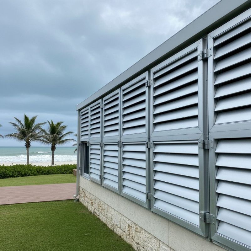 Hurricane Shutter Installation in Overland Park, KS