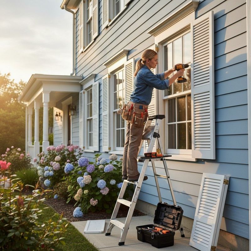 Shutter Latch Replacement in Overland Park, KS